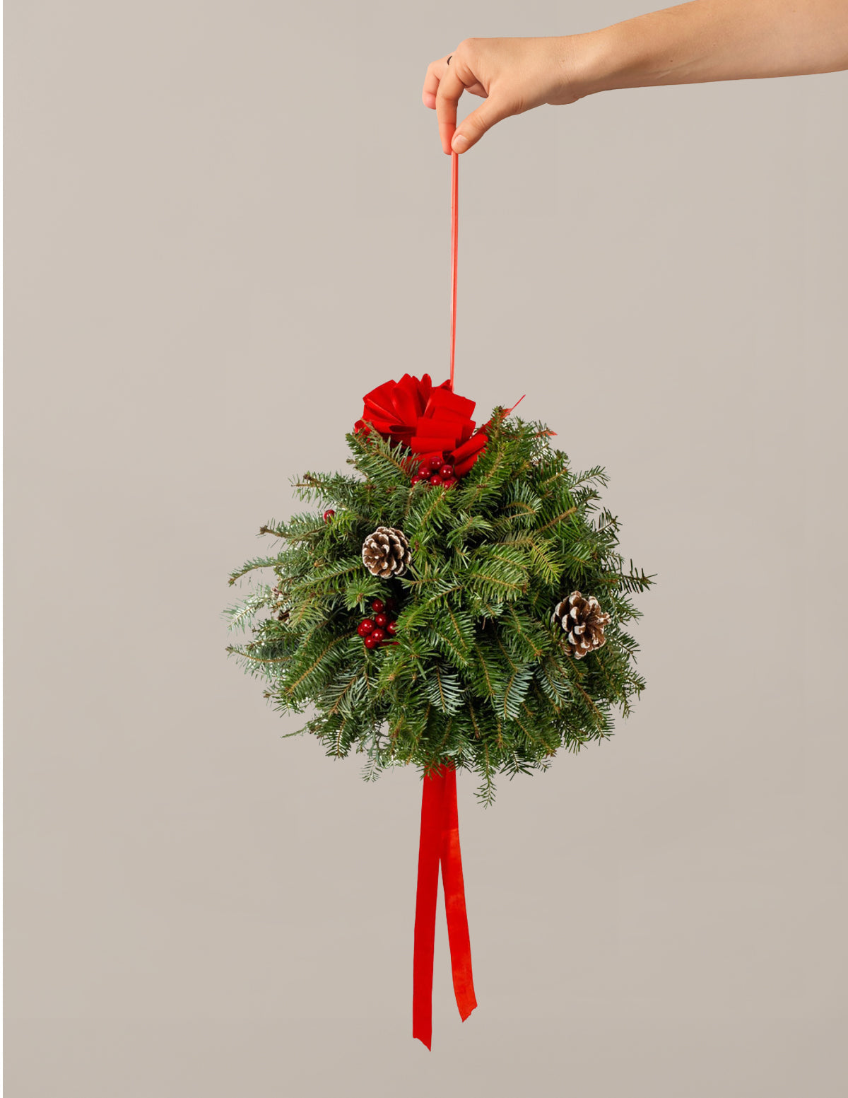 30 cm Noel Dalları Kissing Ball