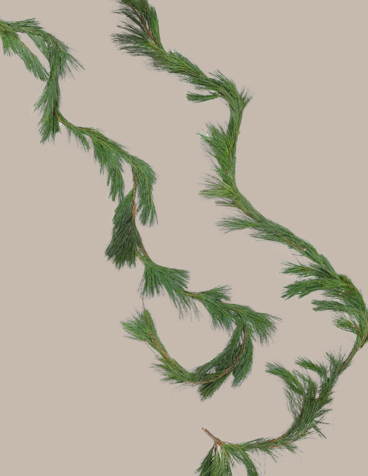 4,5 Metre Beyaz Çam Çelengi